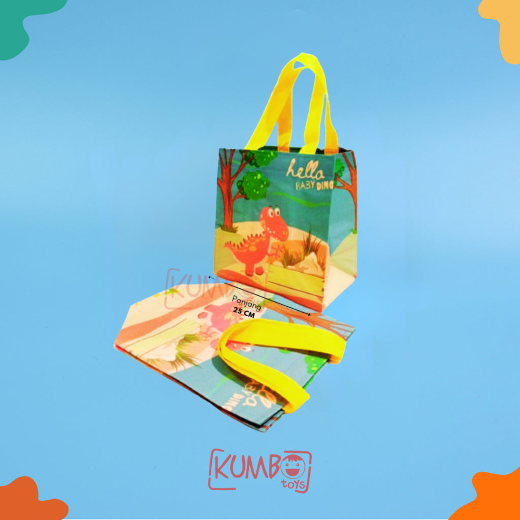 Tas Souvenir Laminasi Hampers Spundbond Paperbag Totebag Bag Karakter