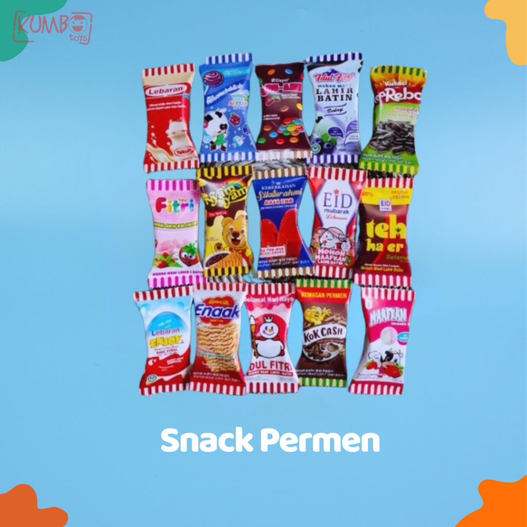 Amplop Lebaran Idu Fitri Kecil Bentuk Permen Isi 5 Sanrio Snack