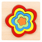 Mainan Anak Puzzle Geometri Bentuk