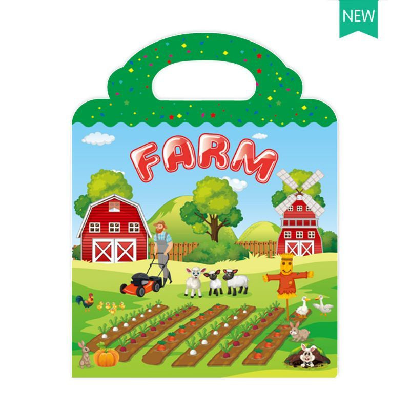 Mainan Edukasi Buku Stiker Anak Sticker Book Activity Kids
