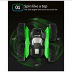 Mainan Mobil Remote RC Stunt Car 360 Double Side Roll