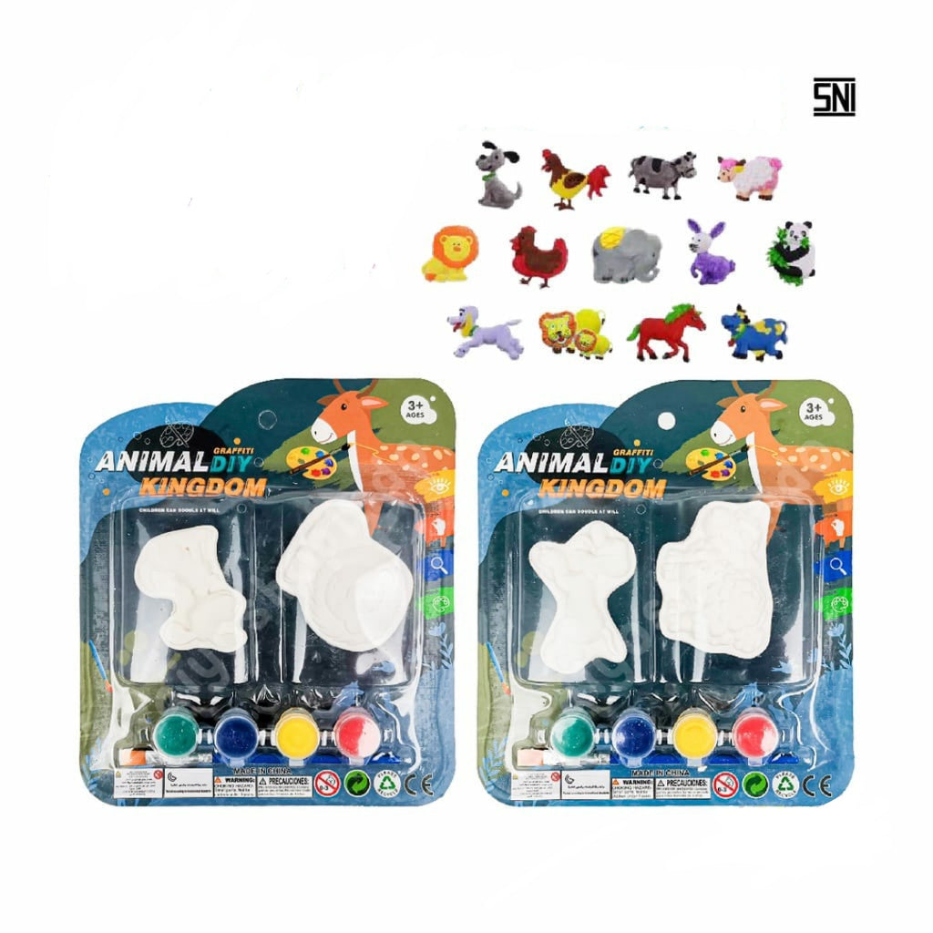 Mainan Edukasi Anak DIY Painting Gypsum