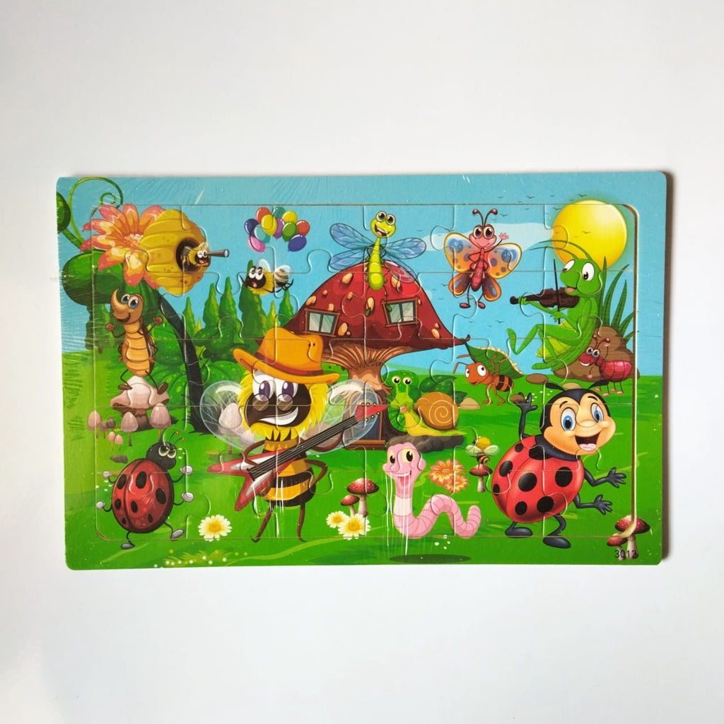 Mainan Edukasi Puzzle Jigsaw Besar Puzzle Kayu Anak