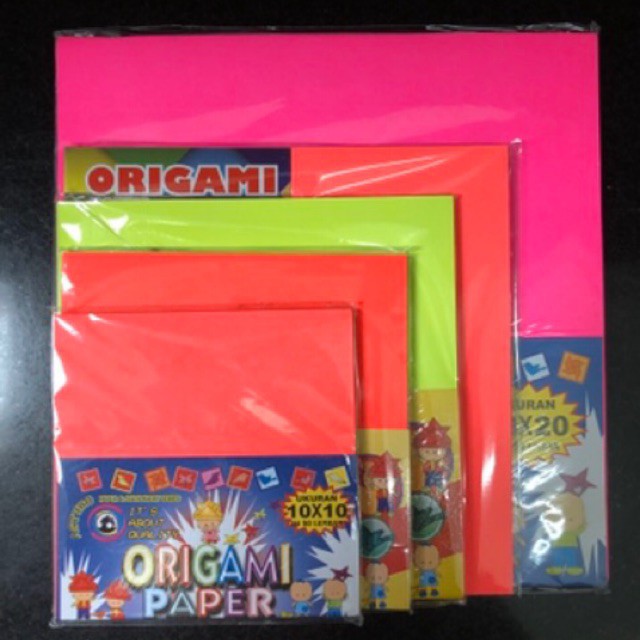 Mainan Anak Kertas Lipat Kertas Warna Kertas Origami