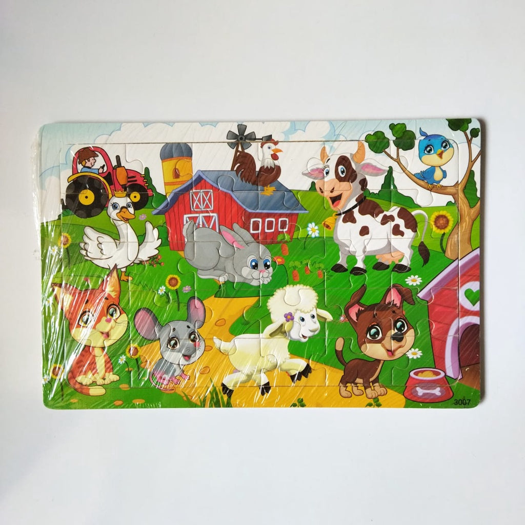 Mainan Edukasi Puzzle Jigsaw Besar Puzzle Kayu Anak