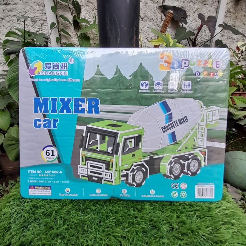 Mainan Edukasi DIY Miniatur Puzzle 3D