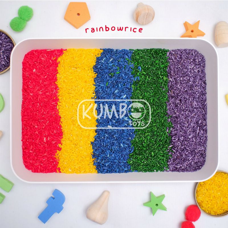 Beras Warna Warni Rainbow Rice Berat 200 gram
