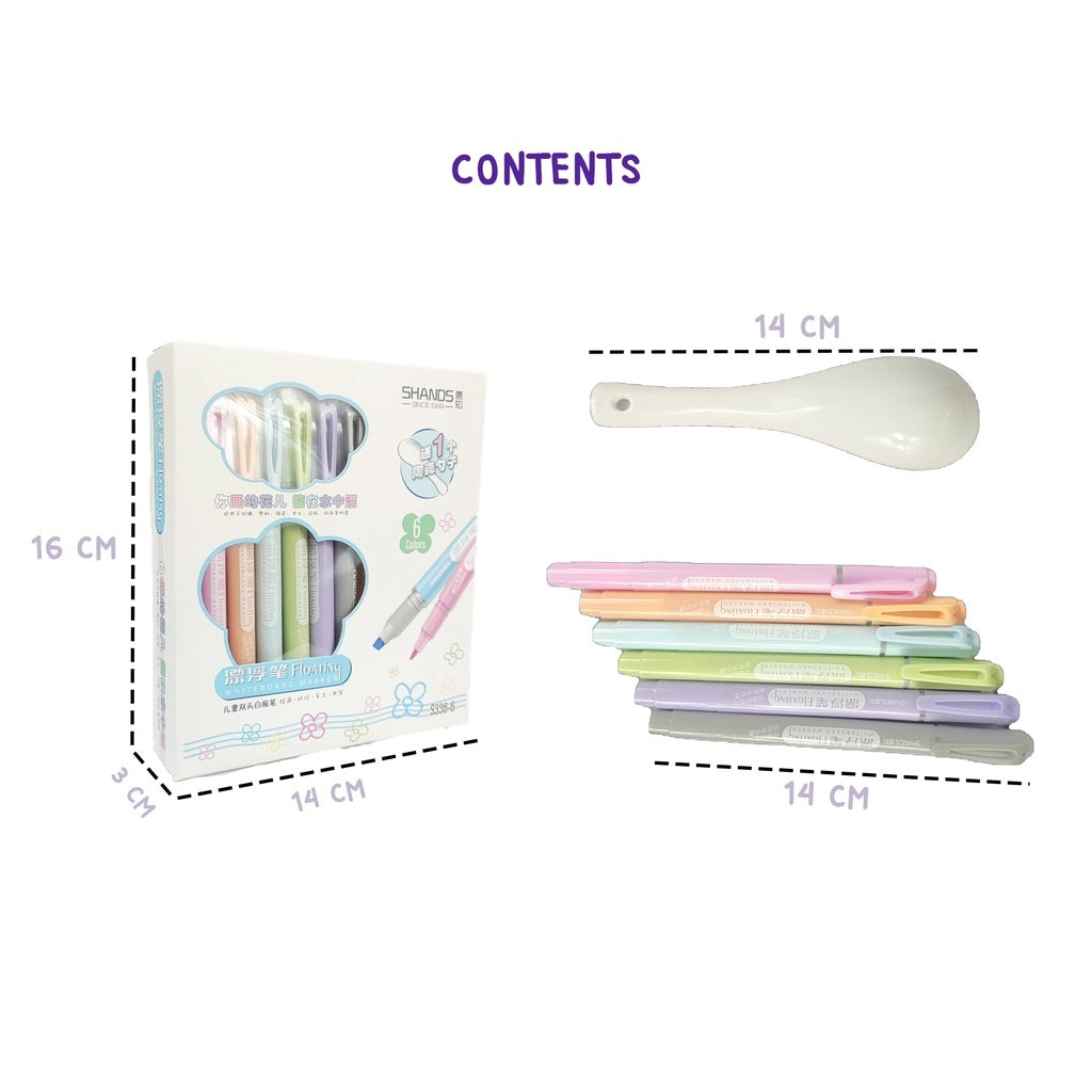 Mainan Edukasi Anak DIY Floating Pen Edukasi Mewarnai Gambar Warna Kreatif