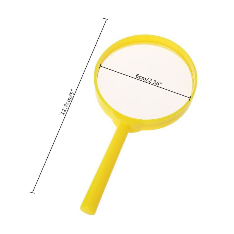 Mainan Edukasi Anak Lensa Kaca Pembesaran 3x Diameter 60mm