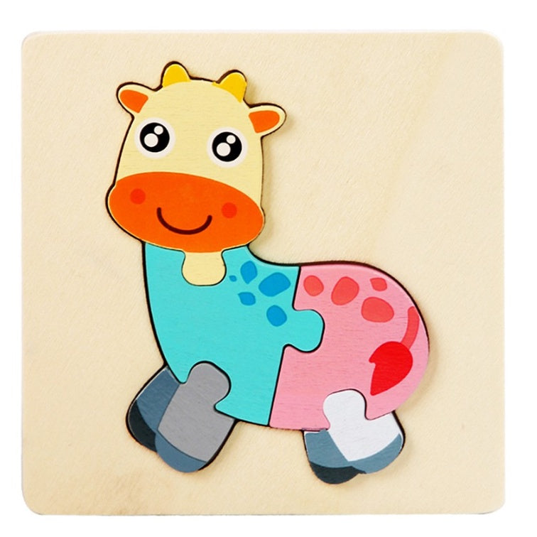 Mainan Edukasi Puzzle Kayu Bayi Anak Warna Pastel