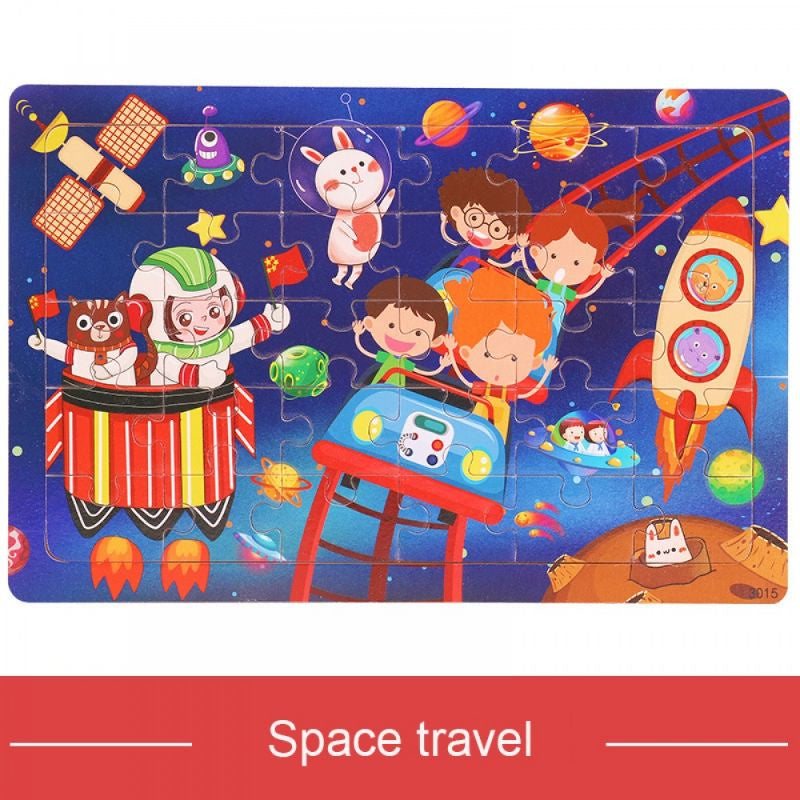 Mainan Edukasi Puzzle Jigsaw Besar Puzzle Kayu Anak