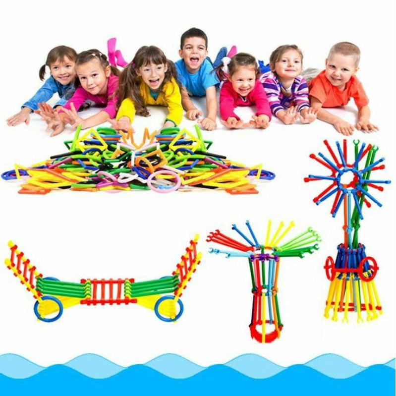 Mainan Edukasi Anak Stick Puzzle Mainan Susun DIY Smart Stick