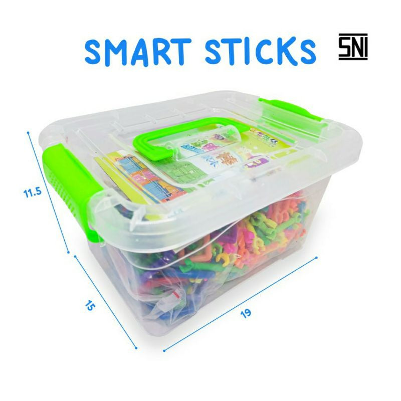 Mainan Edukasi Anak Stick Puzzle Mainan Susun DIY Smart Stick