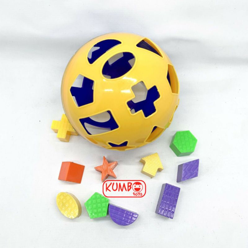 Mainan Edukasi Puzzle Kubus Bola Putar Warna Warni