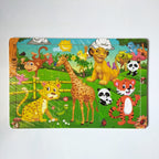 Mainan Edukasi Puzzle Jigsaw Besar Puzzle Kayu Anak