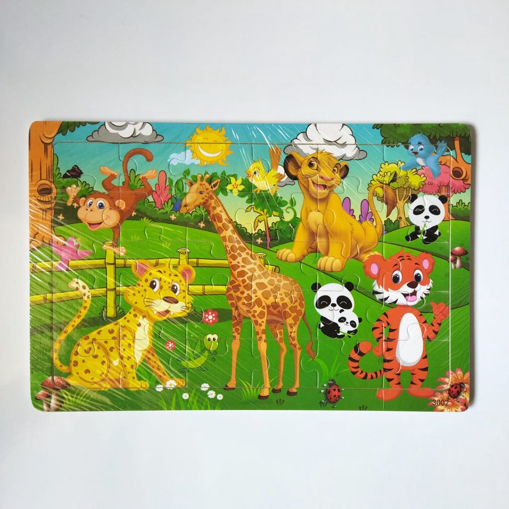 Mainan Edukasi Puzzle Jigsaw Besar Puzzle Kayu Anak