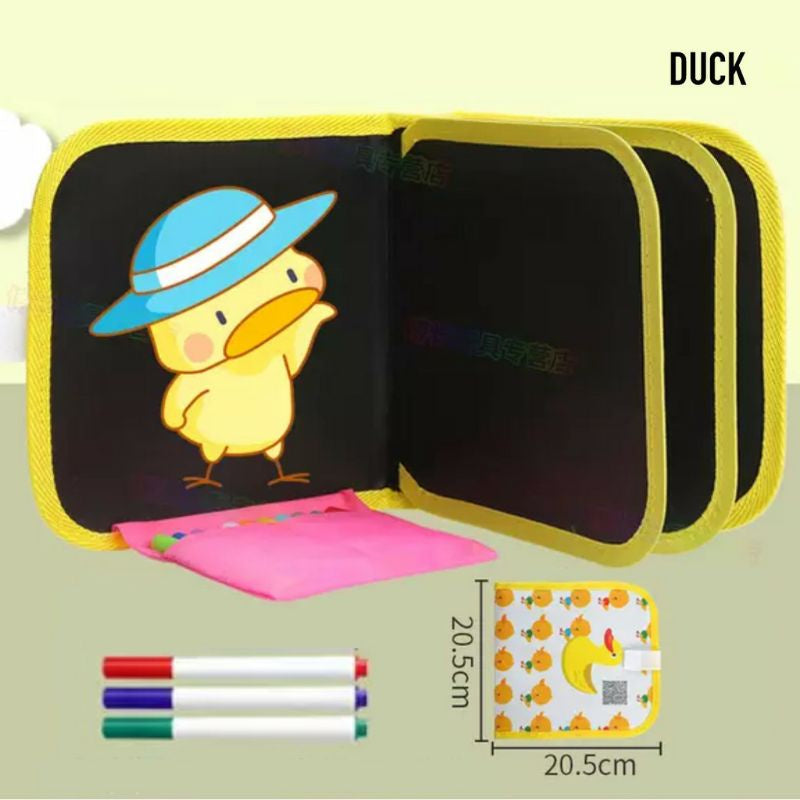 Mainan Edukasi Buku Gambar Lukisan Anak Magic Book