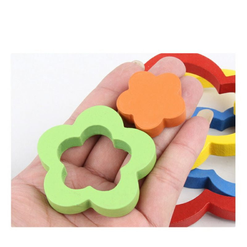 Mainan Anak Puzzle Geometri Bentuk