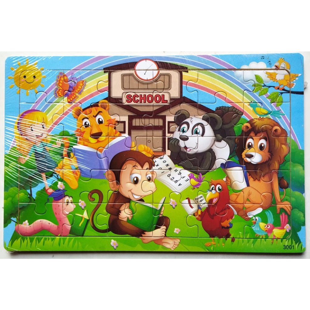 Mainan Edukasi Puzzle Jigsaw Besar Puzzle Kayu Anak