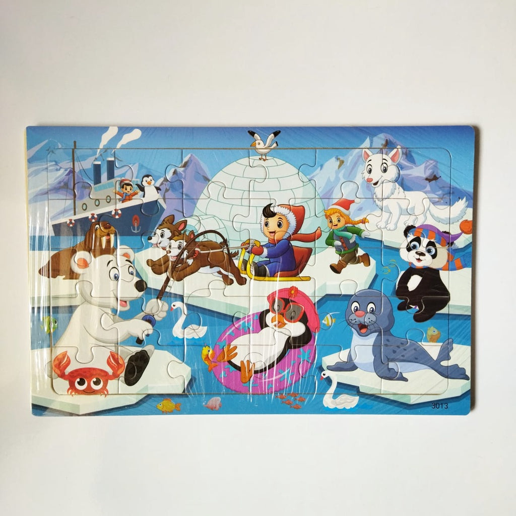 Mainan Edukasi Puzzle Jigsaw Besar Puzzle Kayu Anak