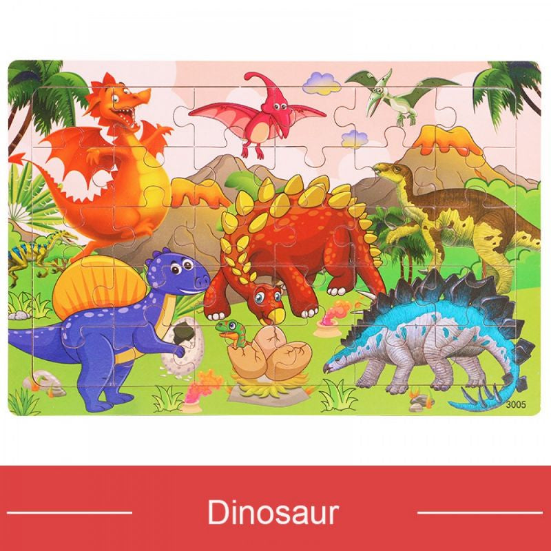 Mainan Edukasi Puzzle Jigsaw Besar Puzzle Kayu Anak