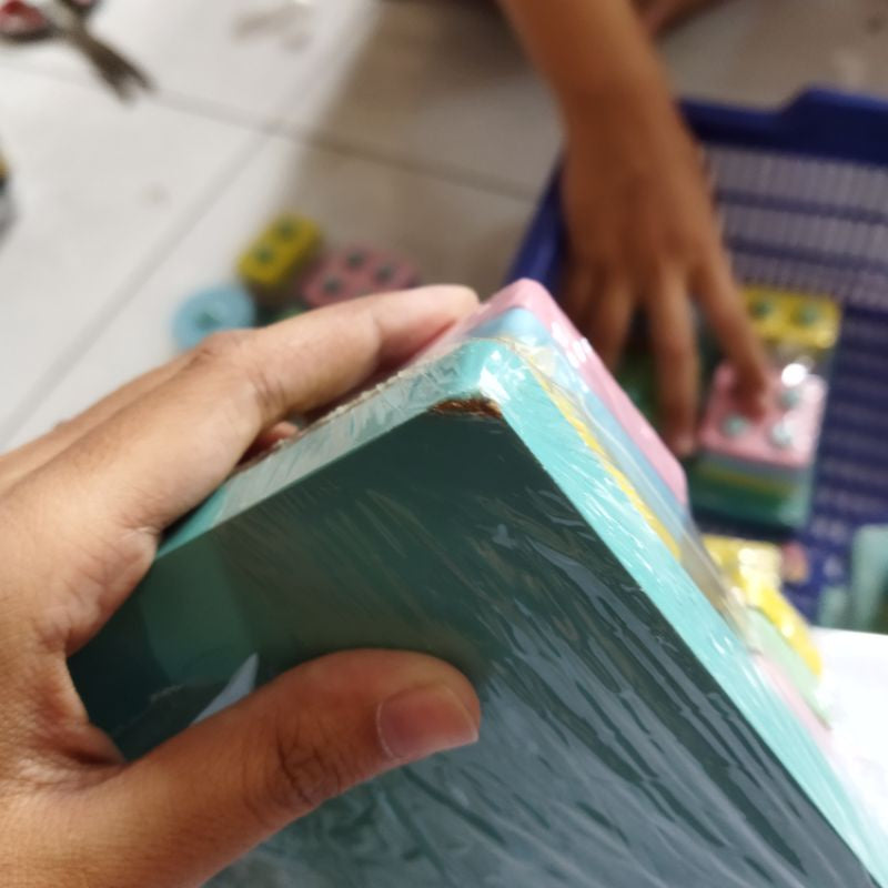 Mainan Edukasi Anak Puzzle Geometri Kotak