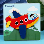 Mainan Edukasi Puzzle Bayi Anak 3D Wooden Puzzle