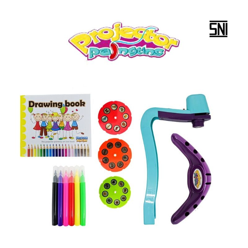 Mainan Edukasi Anak Projector Painting