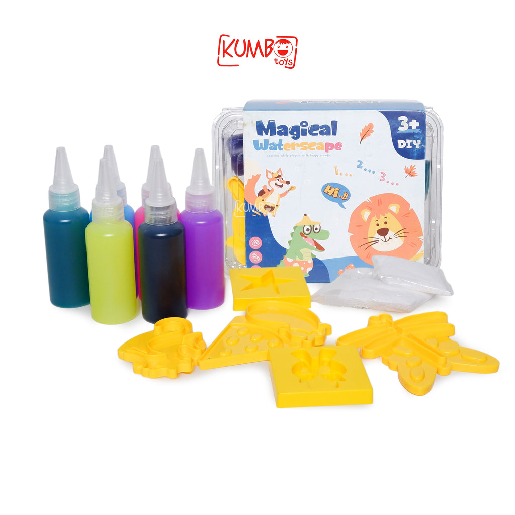 MAINAN EDUKASI MAGICAL WATERSCAPE / PRAKARYA ANAK / DIY COLOURFUL PAINTING EDUCATION