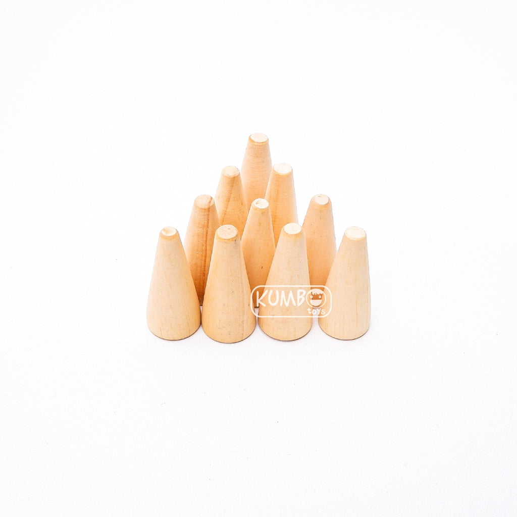 Mainan Edukasi Loose Part Montessori Play Mainan Kayu