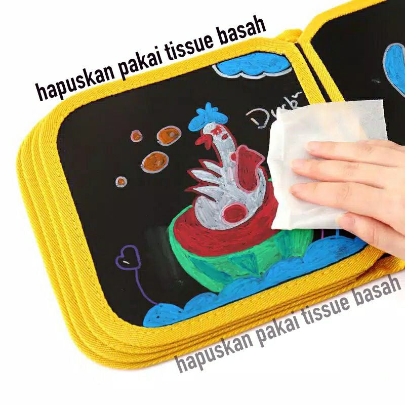 Mainan Edukasi Buku Gambar Lukisan Anak Magic Book