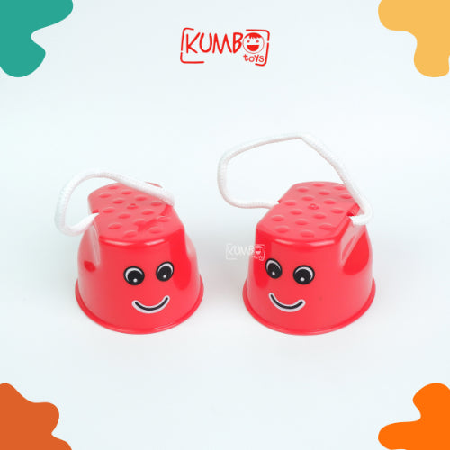 Mainan Edukasi Anak Motoric Play Aktivitas Jalan Tinggi Anak Bakiak Jumping Stilts Walk Stilt Jump Outdoor Fun Sports Toy