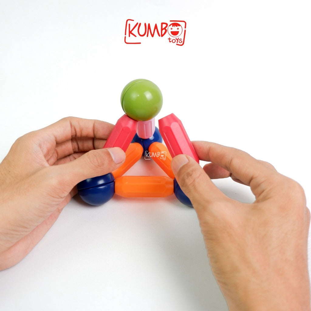 Mainan Edukasi Magnetic Sticks Balls Building Blocks Magnet Toys