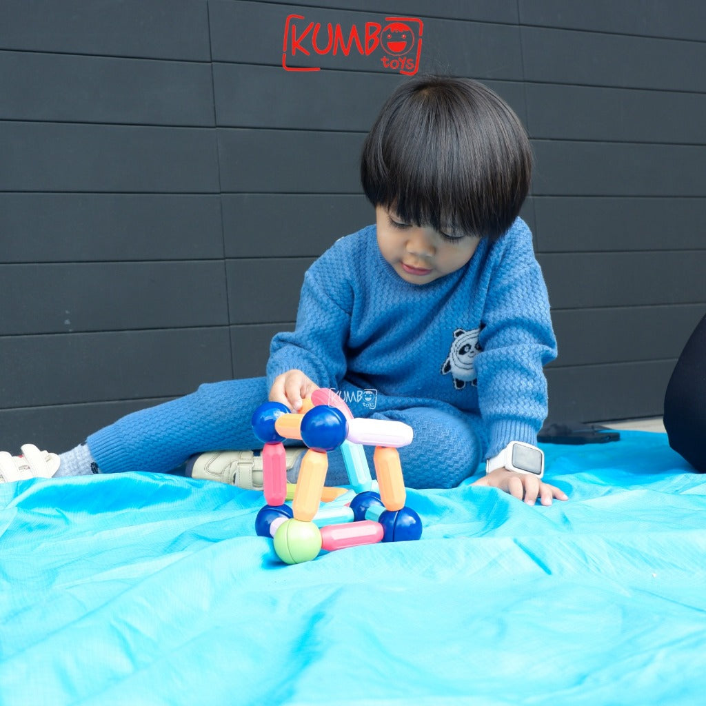 Mainan Edukasi Magnetic Sticks Balls Building Blocks Magnet Toys