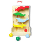 Mainan Montessori Wooden Toys Ball Tracker Mainan Edukasi Anak