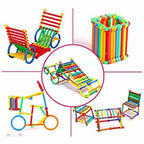 Mainan Edukasi Anak Stick Puzzle Mainan Susun DIY Smart Stick