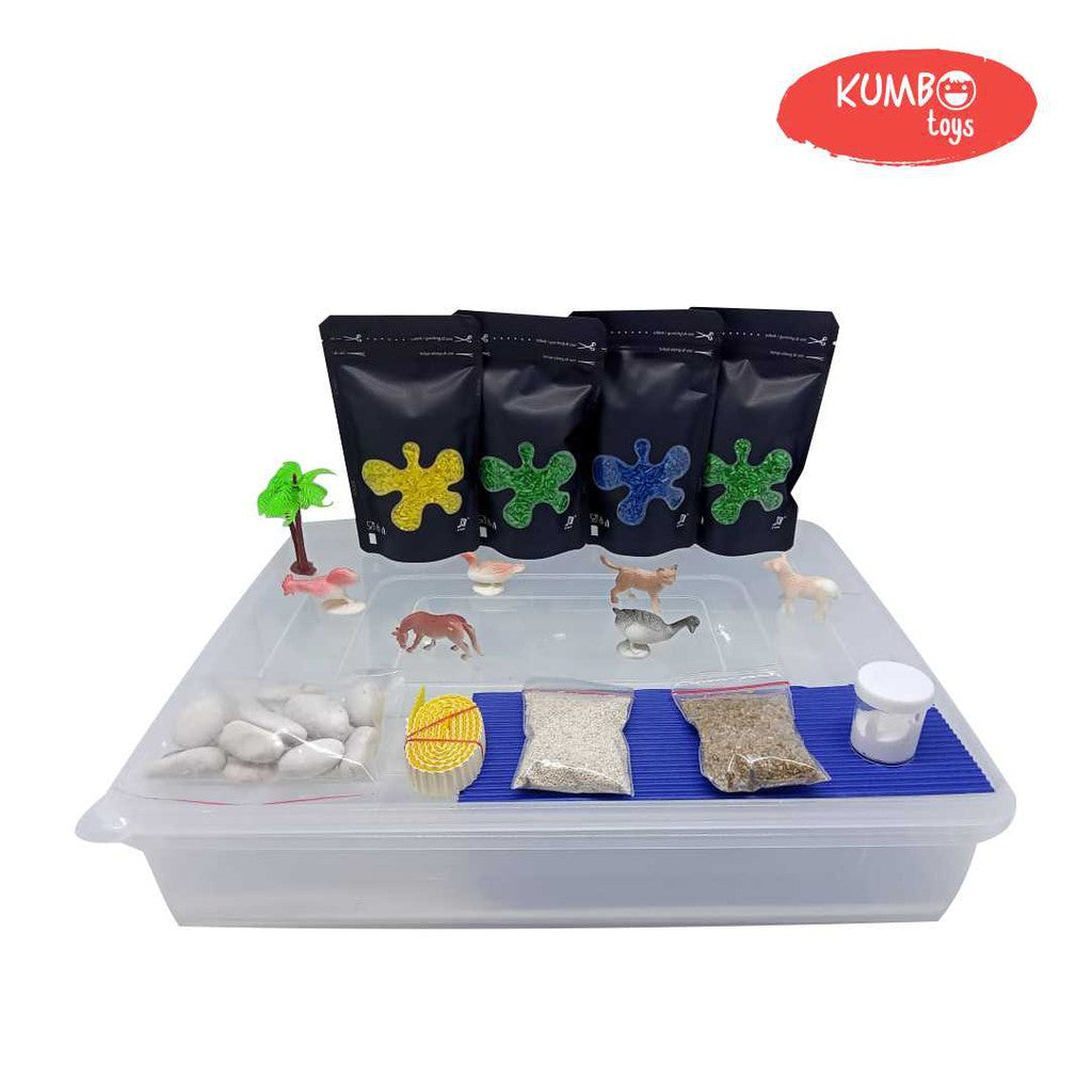 Farm Sensory Box | Mainan Montessori Sensory Play