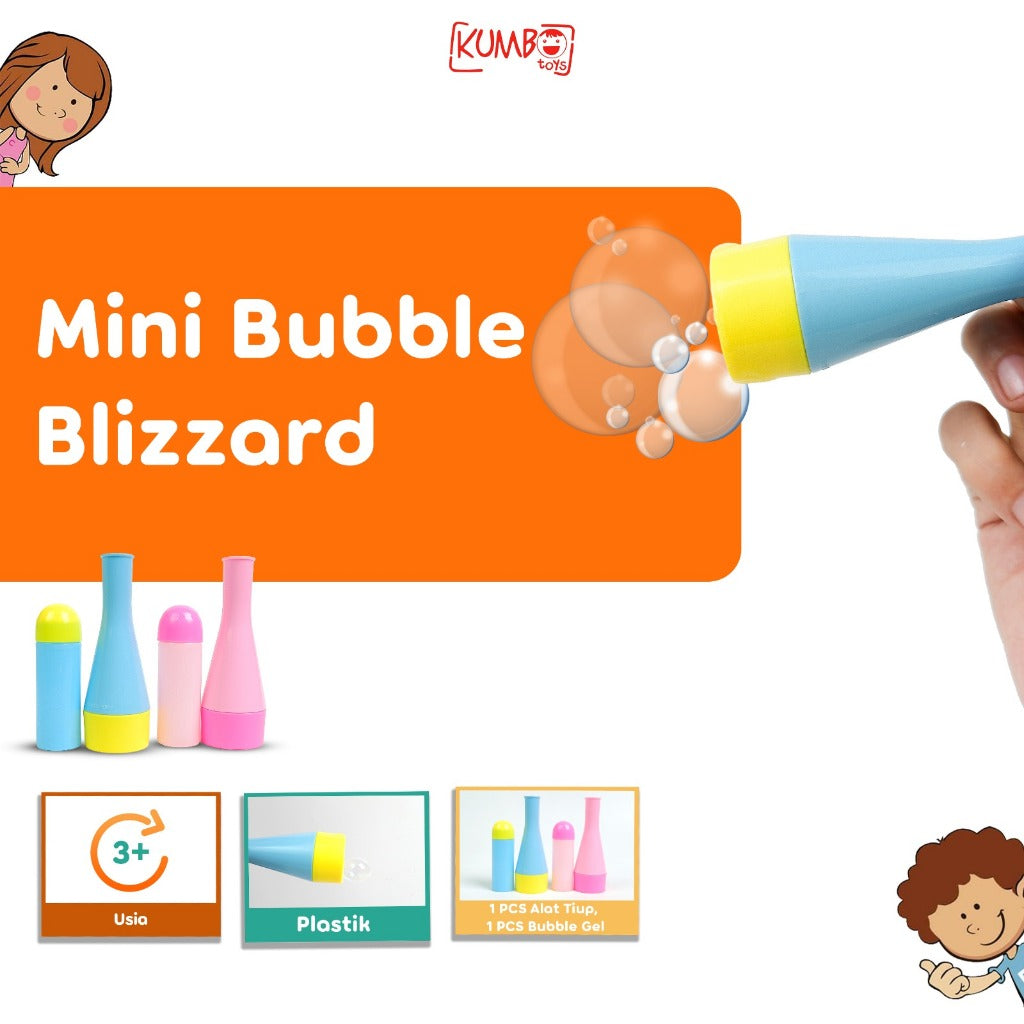 Mini Bubble Blizzard / Mainan Bubble Tiup