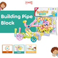 Mainan Edukasi Anak Building Pipe Block Menyusun Balok Pipa