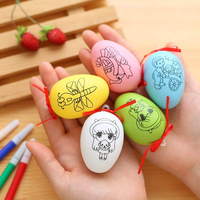 Mainan Edukasi Anak Mewarnai Telur Coloring Egg