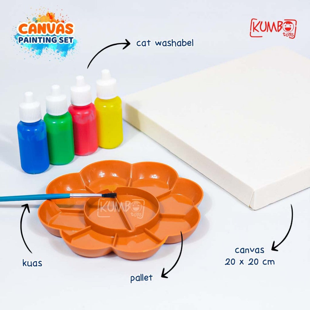 Canvas Painting Set / Set Kanvas Lukis Anak