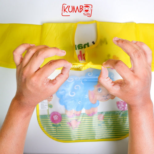 Celemek Baju Anak Apron Masak dan Melukis Karakter Lucu Bib Anti Air EVA