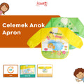 Celemek Baju Anak Apron Masak dan Melukis Karakter Lucu Bib Anti Air EVA
