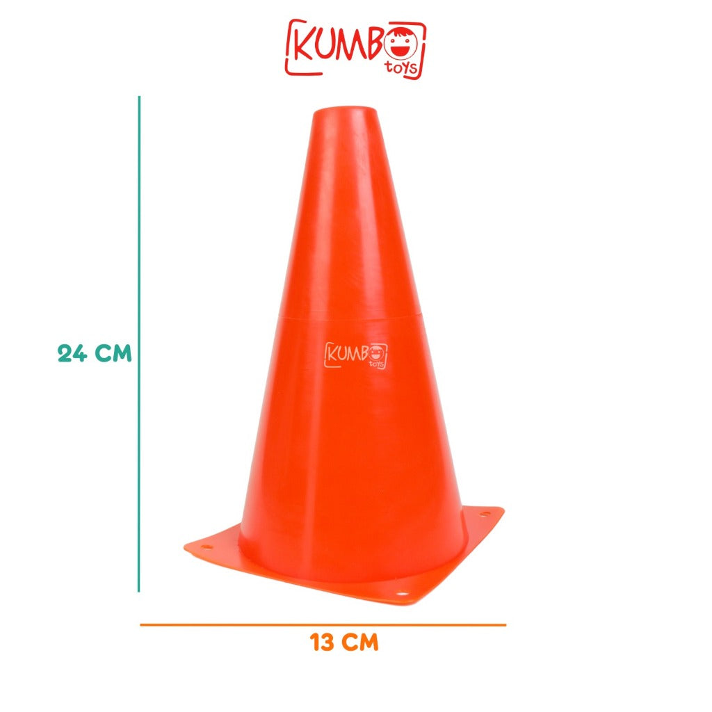 Mainan Edukasi Anak Motoric Play Cone Rintangan Olahraga, Kerucut Rintangan Latihan Sepak Bola Lari, Sport Cone