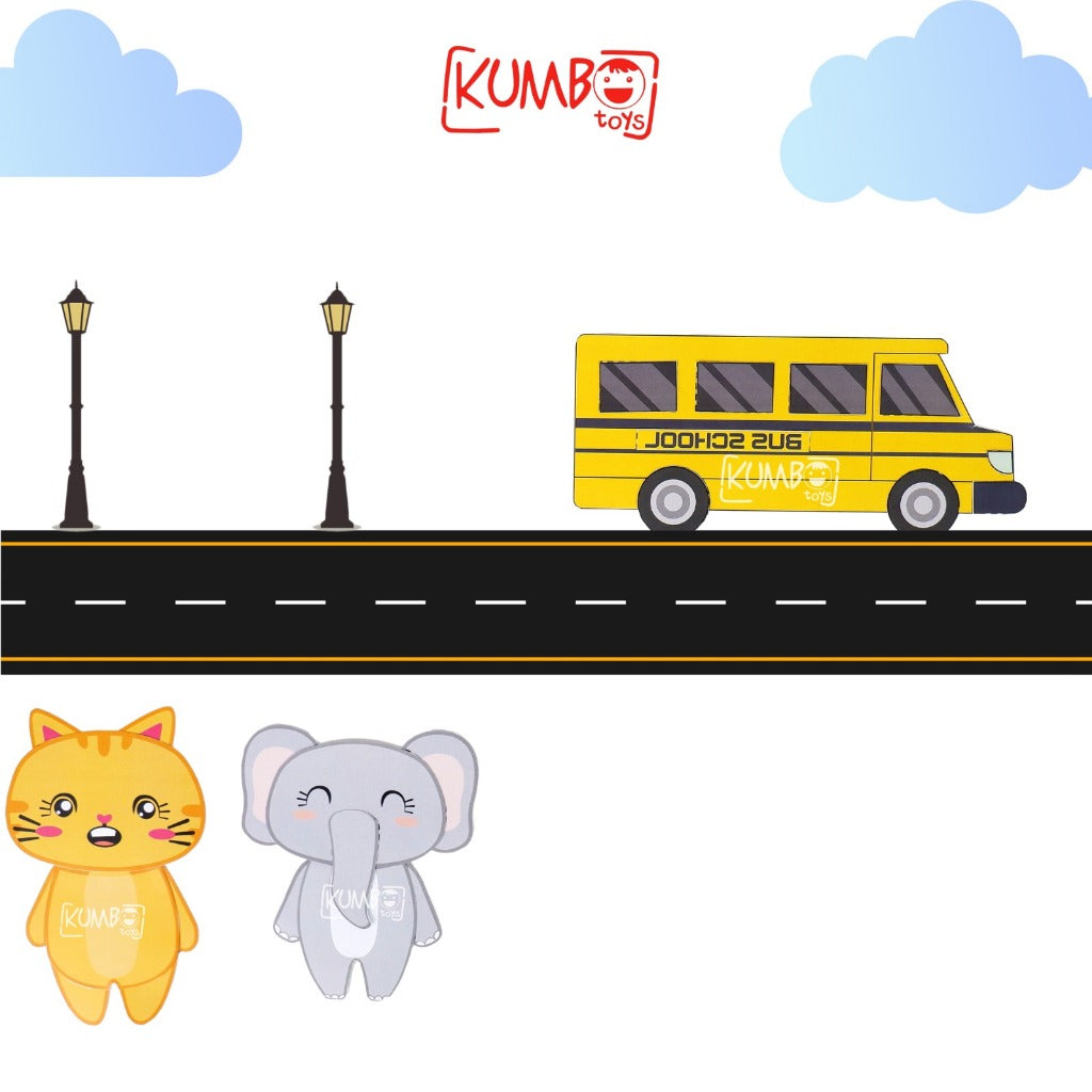 Mainan Edukasi Menggunting dan Menempel Worksheet Cut & Glue