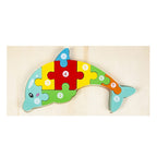 Mainan Edukasi Puzzle Kayu Anak 3D Jigsaw Puzzle Number