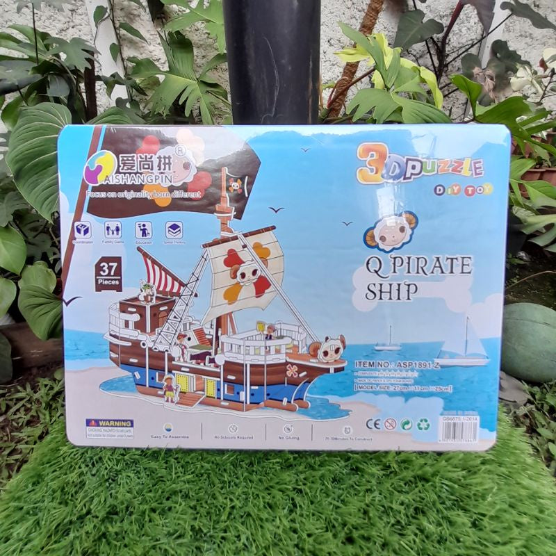 Mainan Edukasi DIY Miniatur Puzzle 3D