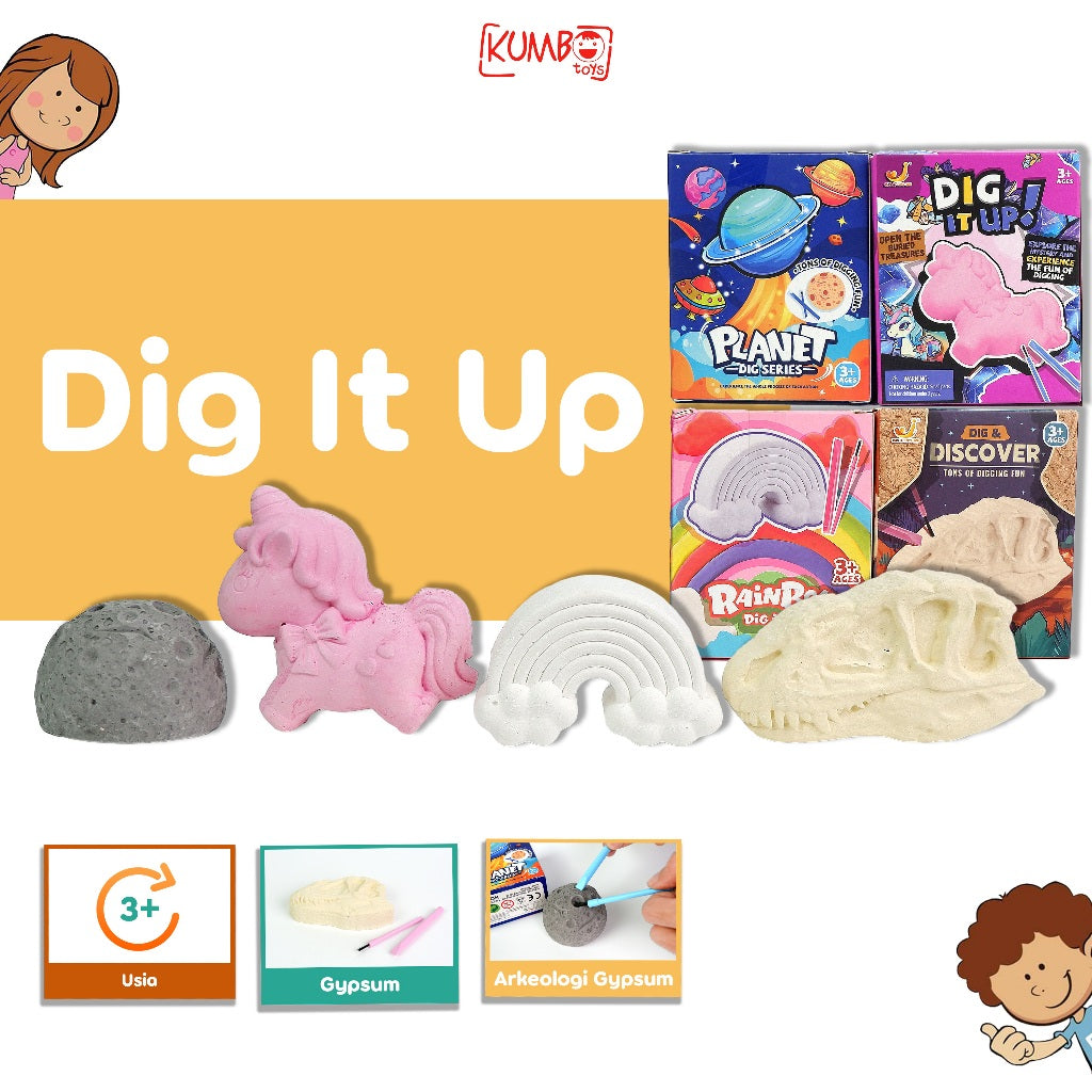 Mainan Edukasi Anak Dig It Up/Find The Treasure