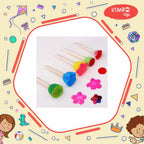 Sponge Stamp Flower&Dot Spons Lukis Anak