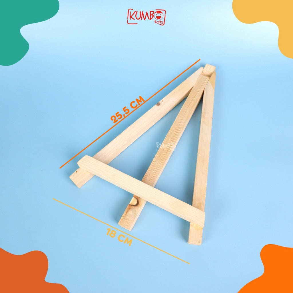 Easel Stand Lukis Canvas 20 cm- Sandaran Kanvas Kayu
